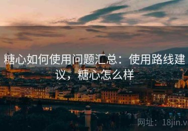 糖心如何使用问题汇总：使用路线建议，糖心怎么样