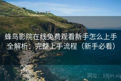 蜂鸟影院在线免费观看新手怎么上手全解析：完整上手流程（新手必看）