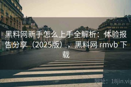 黑料网新手怎么上手全解析：体验报告分享（2025版），黑料网 rmvb 下载