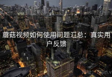 蘑菇视频如何使用问题汇总：真实用户反馈