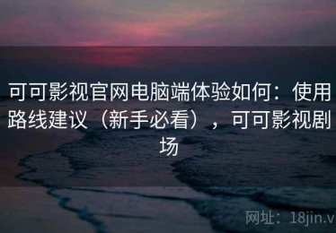可可影视官网电脑端体验如何：使用路线建议（新手必看），可可影视剧场