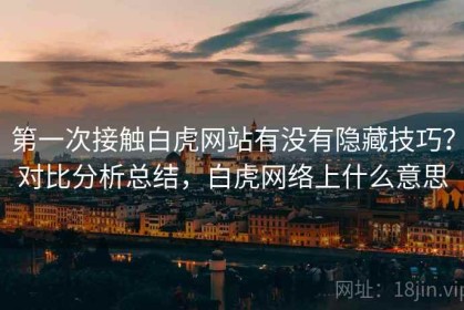 第一次接触白虎网站有没有隐藏技巧？对比分析总结，白虎网络上什么意思