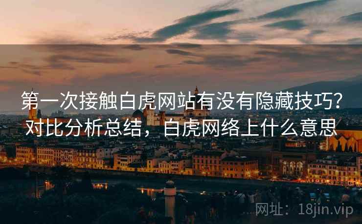 第一次接触白虎网站有没有隐藏技巧？对比分析总结，白虎网络上什么意思