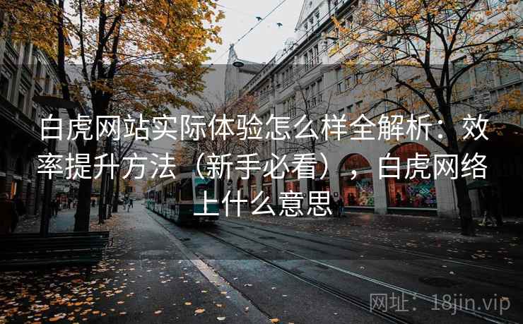 白虎网站实际体验怎么样全解析：效率提升方法（新手必看），白虎网络上什么意思